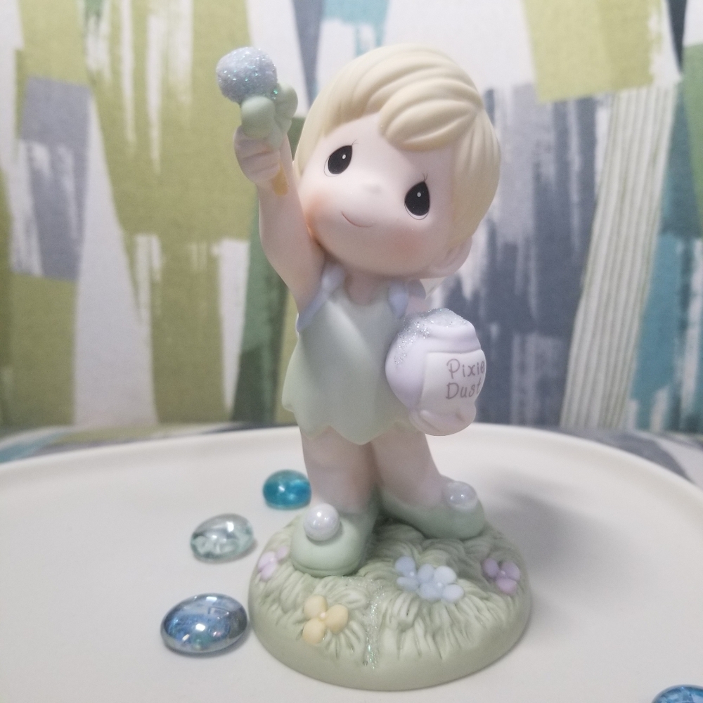 Precious Moments Disney Showcase Always Reach For The Stars Tinkerbell With Pixi